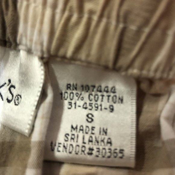 Chadwicks Pants Womens S Used Brown Plaid - Picture 9 of 16